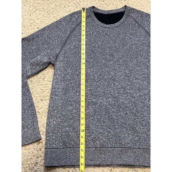 Lululemon Men Engineered Warmth Long Sleeve Crew Merino Wool Size L / XL Measure - Picture 4 of 7